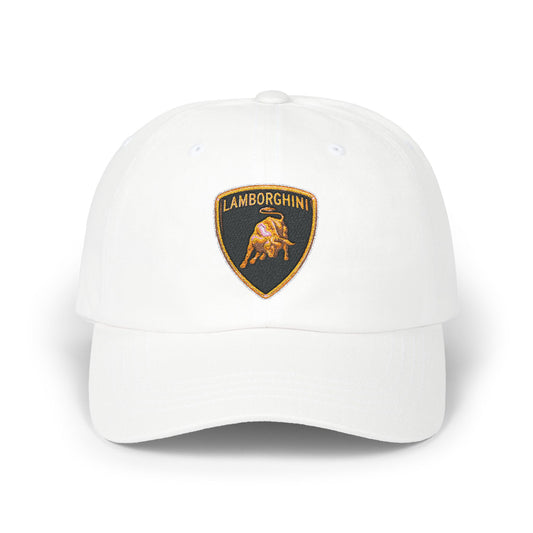 Lamborghini Car Embroidered Classic Dad Cap