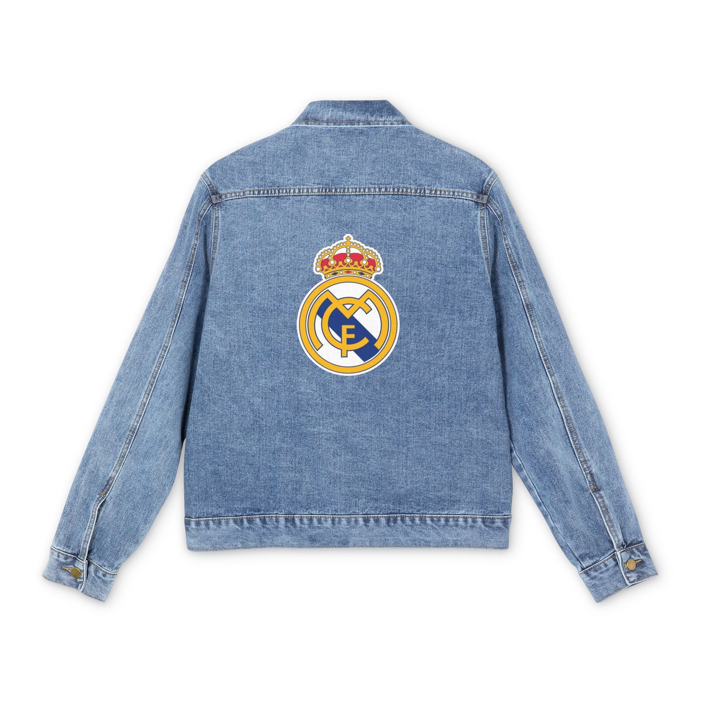 Men's Real Madrid Soccer Denim Jacket