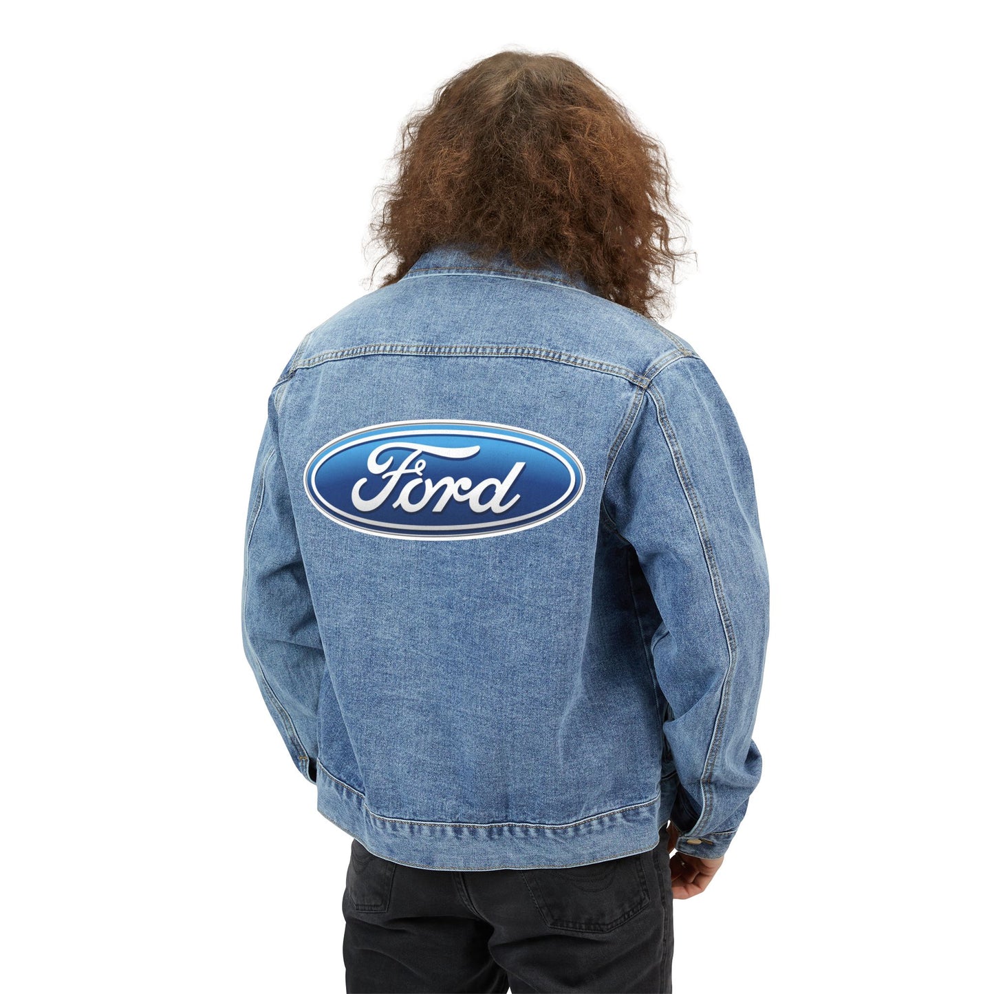 Men's Ford Car Denim Jacket