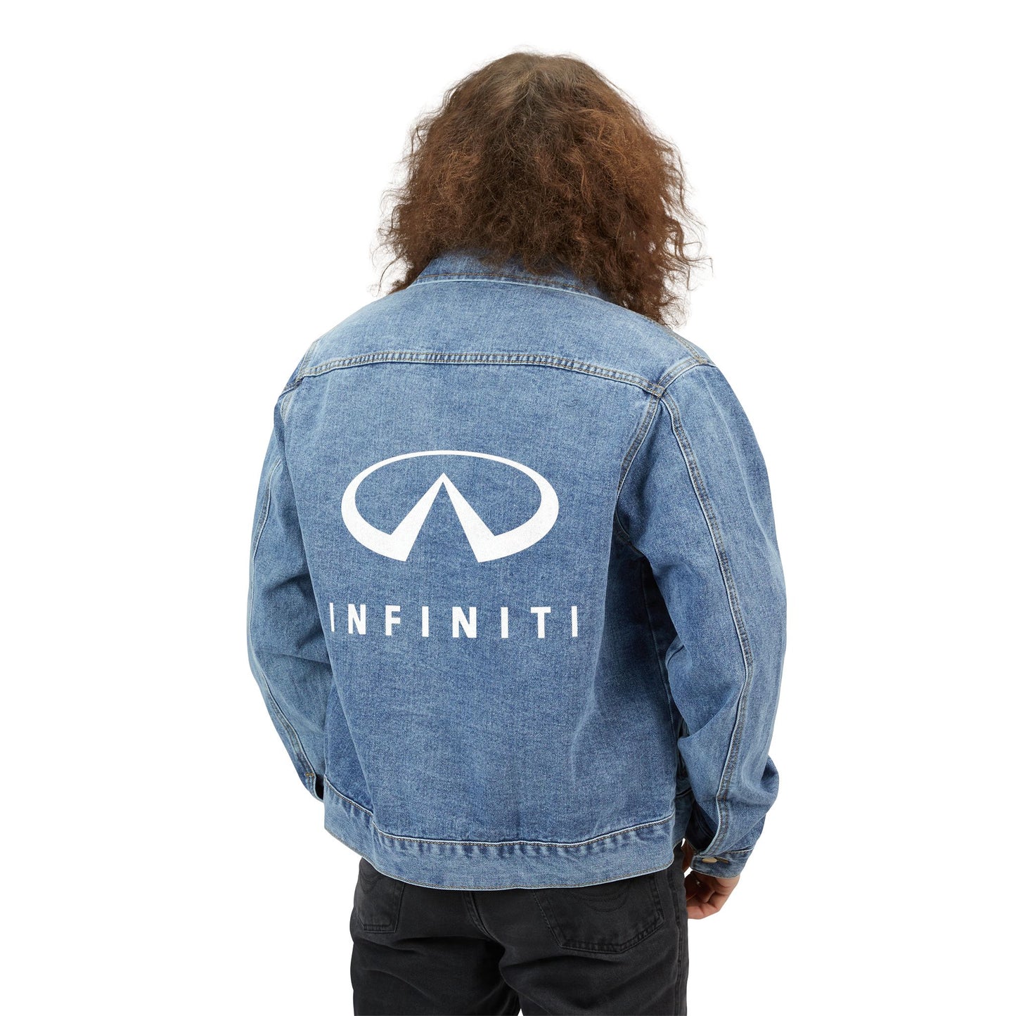 Men's Infiniti Car Denim Jacket