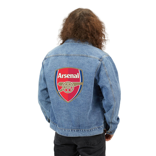 Men's Arsenal Soccer Denim Jacket