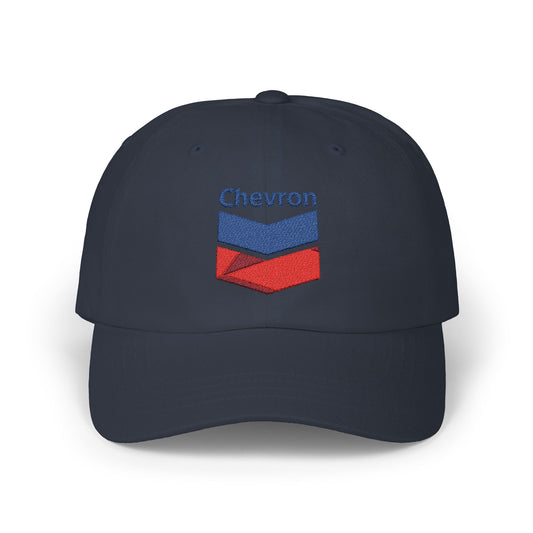 Chevron Gas Station Embroidered Classic Dad Cap