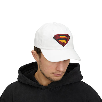 Superman Superhero Embroidered Classic Dad Cap