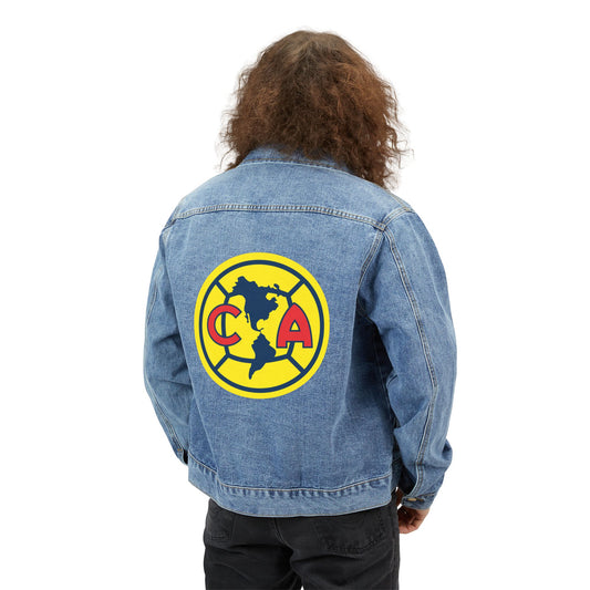 Men's Club America Football Denim Jacket