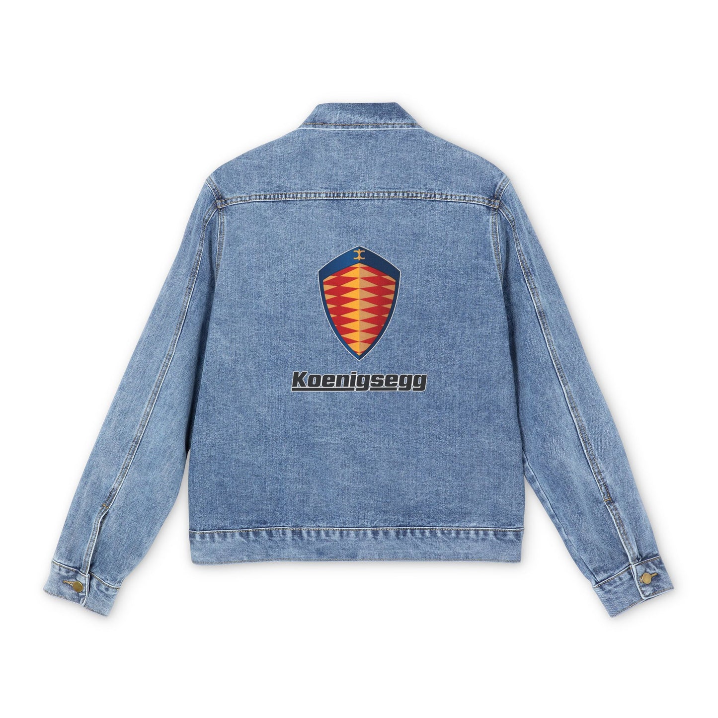 Men's Koenigsegg Car Denim Jacket