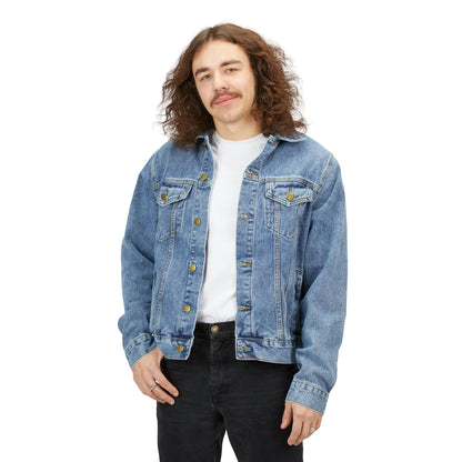 Men's Tesla Car Denim Jacket