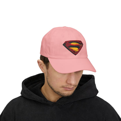 Superman Superhero Embroidered Classic Dad Cap