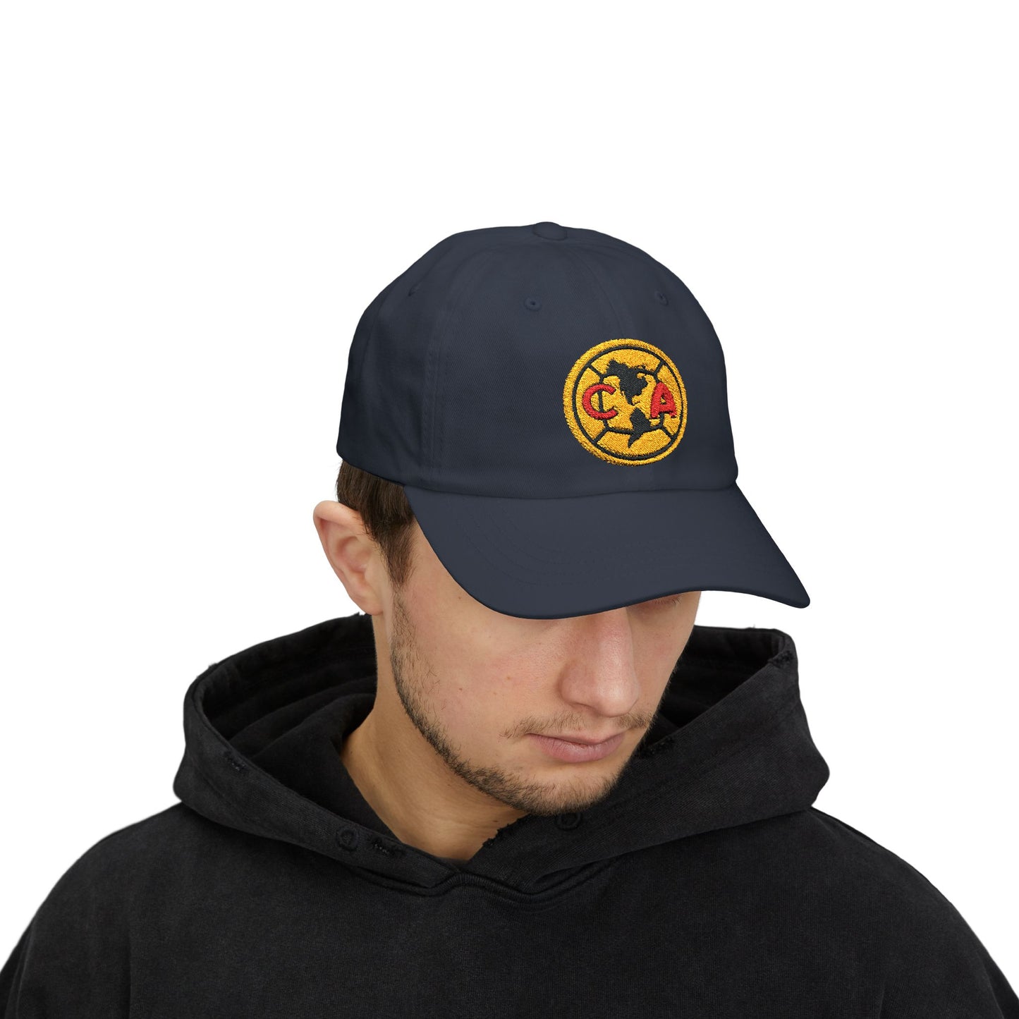 Club America Football Embroidered Classic Dad Cap