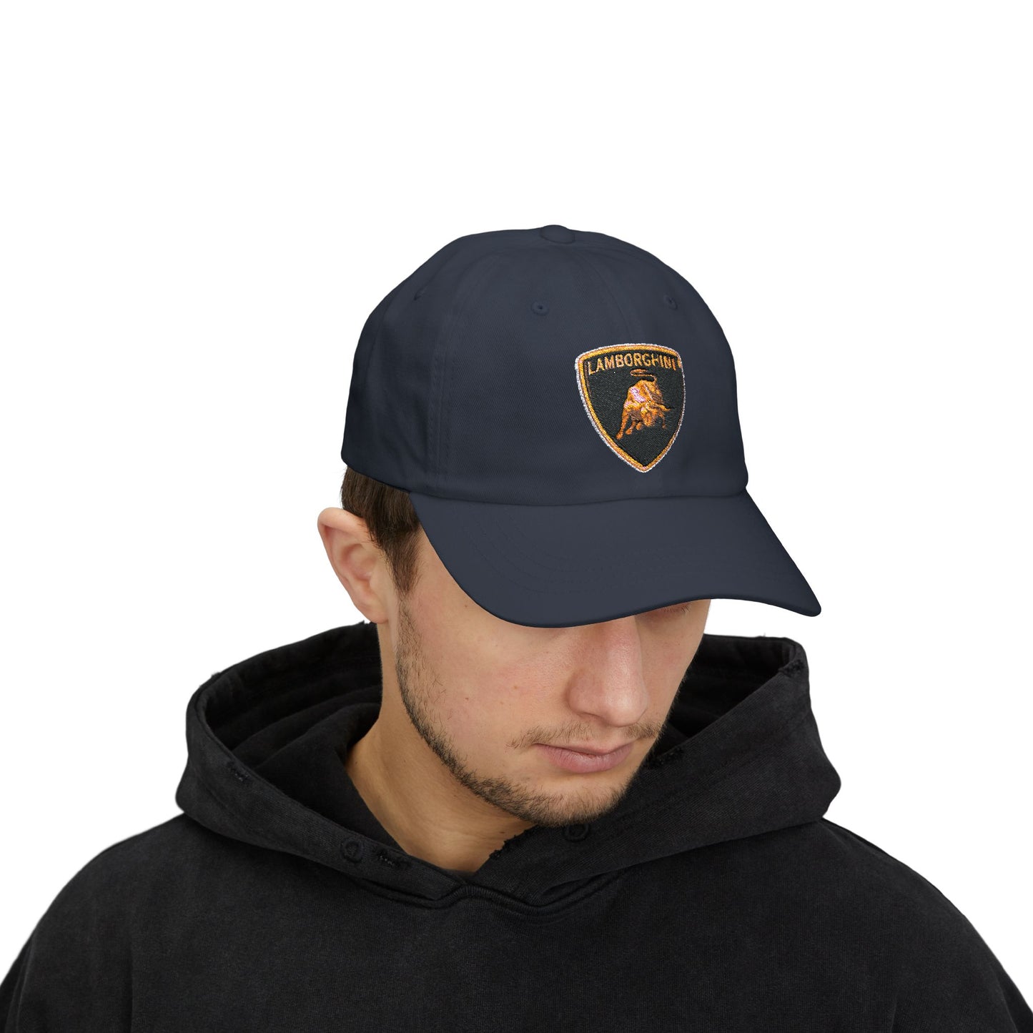 Lamborghini Car Embroidered Classic Dad Cap