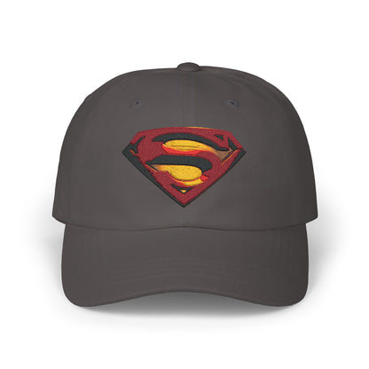 Superman Superhero Embroidered Classic Dad Cap