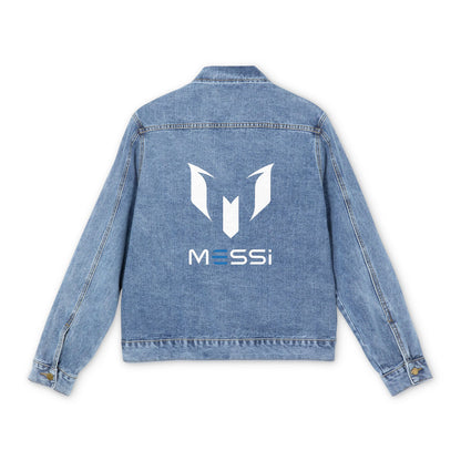 Men's Lionel Messi Soccer Denim Jacket