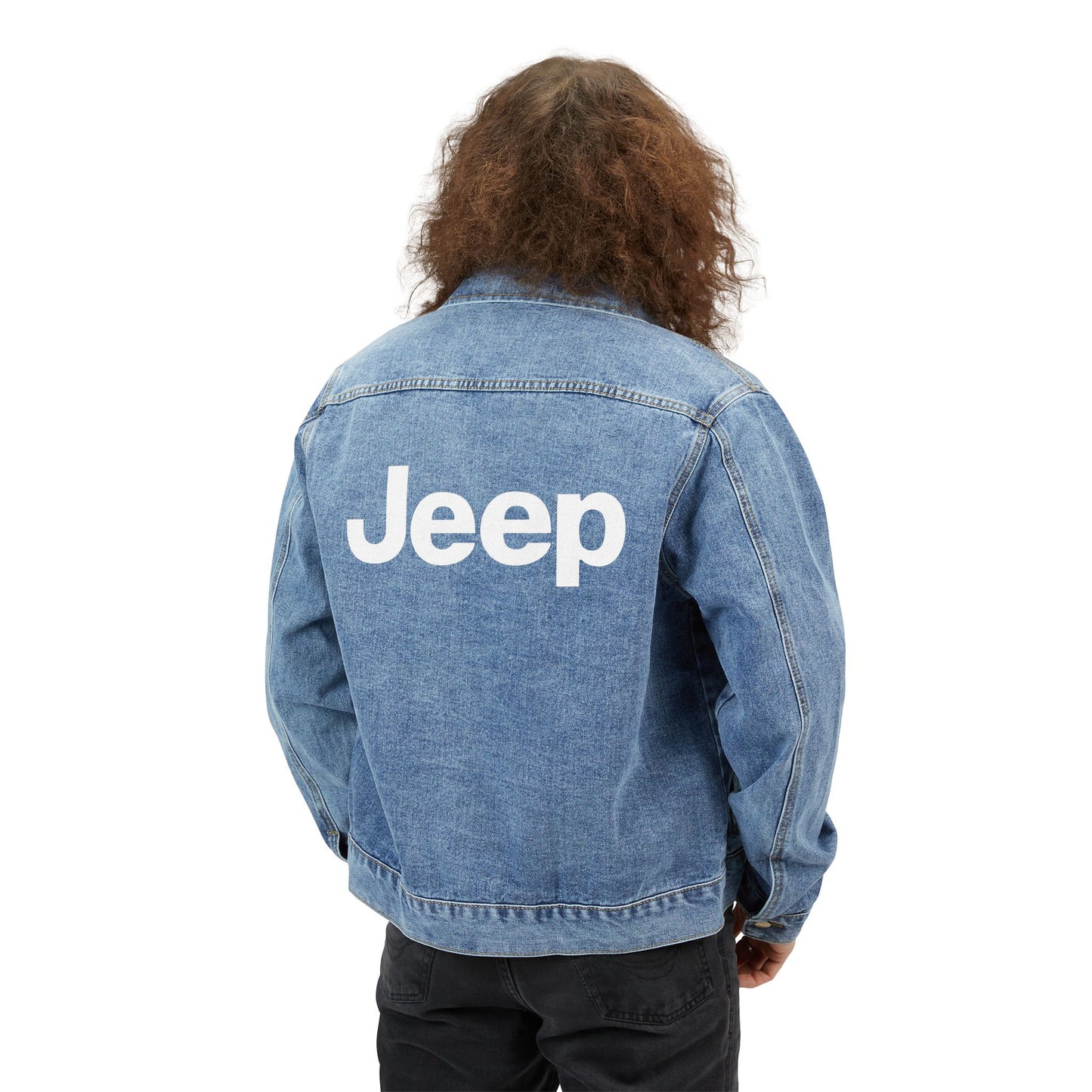 Men's Jeep Car Denim Jacket