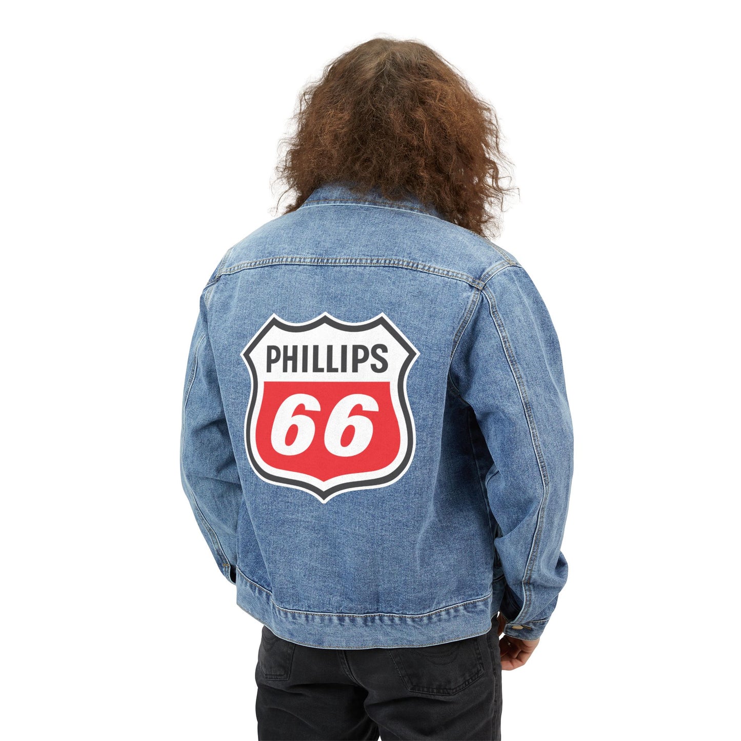 Men's Phillips 66 Gas Station Denim Jacket