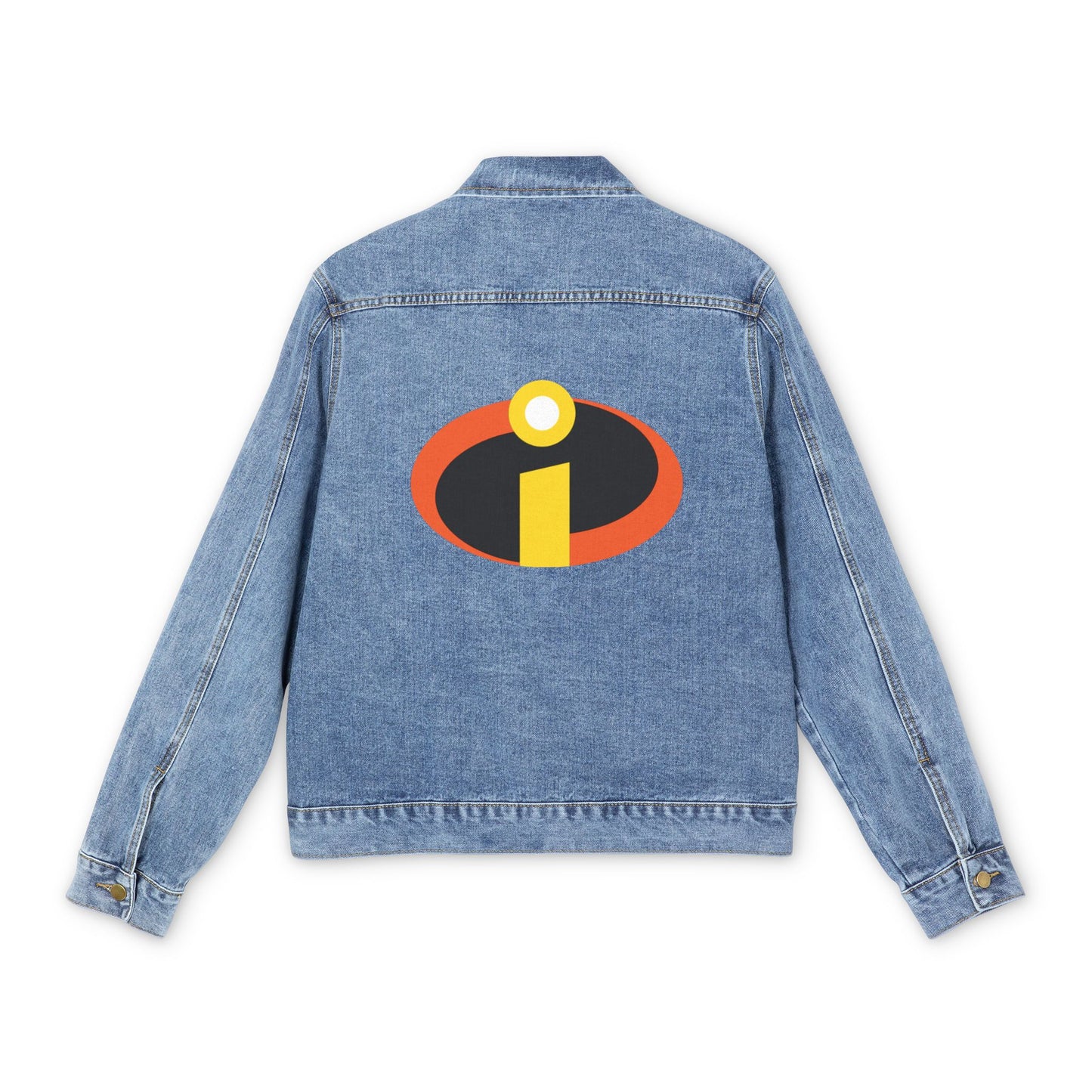 Men's The Incredibles Cartoon Denim Jacket