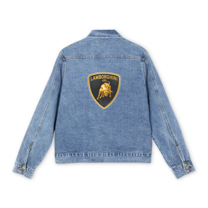 Men's Lamborghini Car Denim Jacket