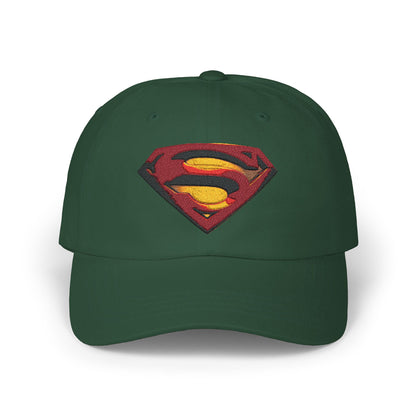 Superman Superhero Embroidered Classic Dad Cap