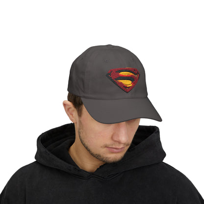 Superman Superhero Embroidered Classic Dad Cap