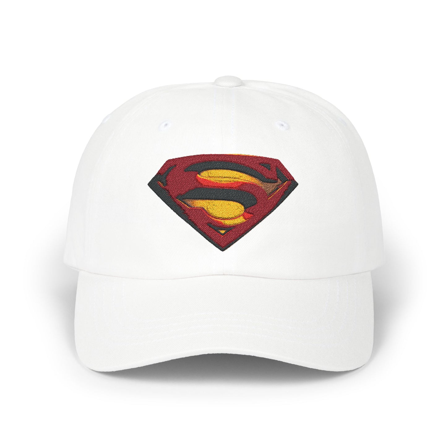 Superman Superhero Embroidered Classic Dad Cap