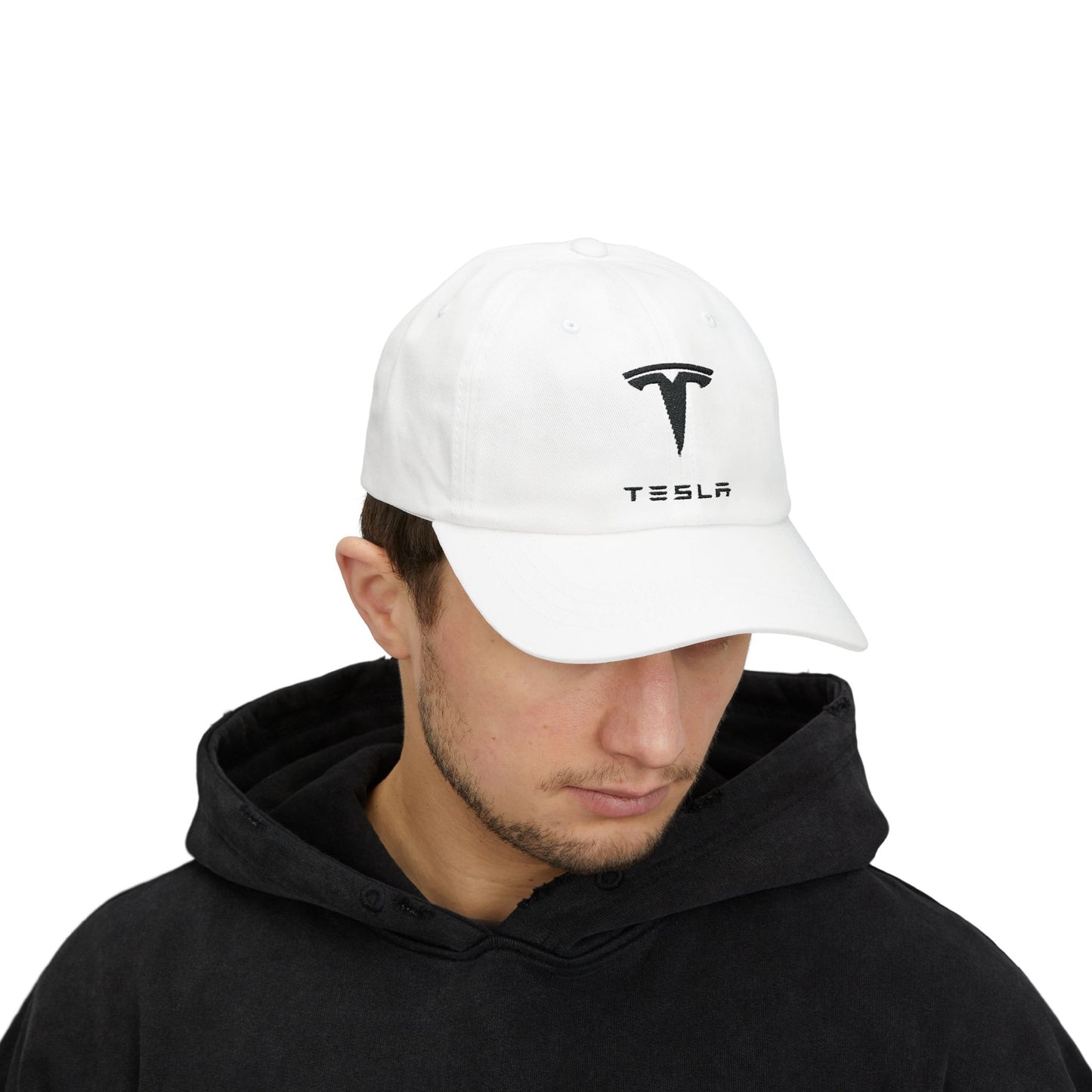 Tesla Car Embroidered Classic Dad Cap