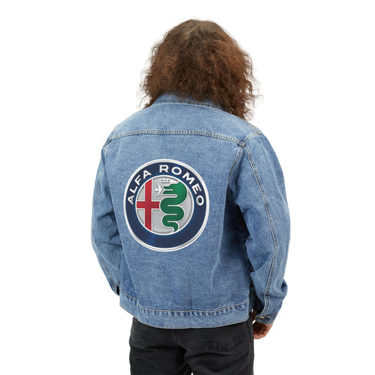 Men's Alfa Romeo Car Denim Jacket