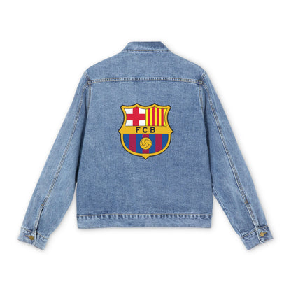 Men's F.C. Barcelona Soccer Denim Jacket