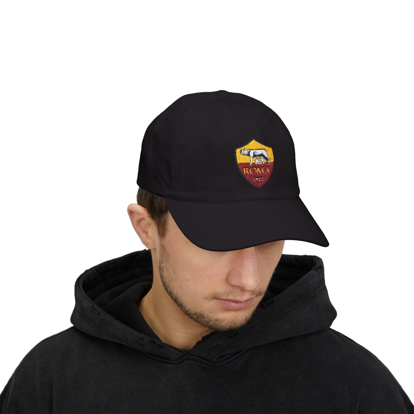 AS Roma FC Embroidered Classic Dad Cap