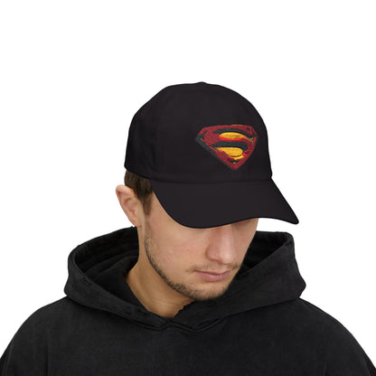 Superman Superhero Embroidered Classic Dad Cap