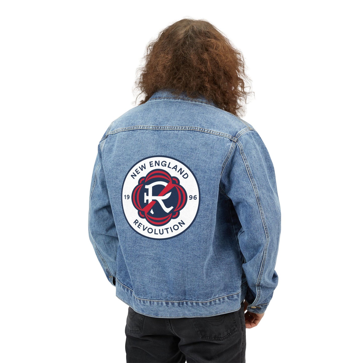 Men's New England Revolution FC Denim Jacket