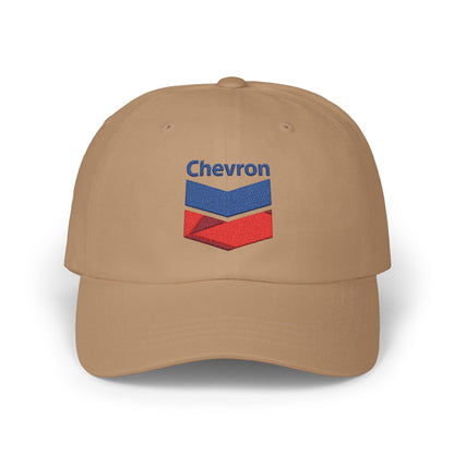 Chevron Gas Station Embroidered Classic Dad Cap