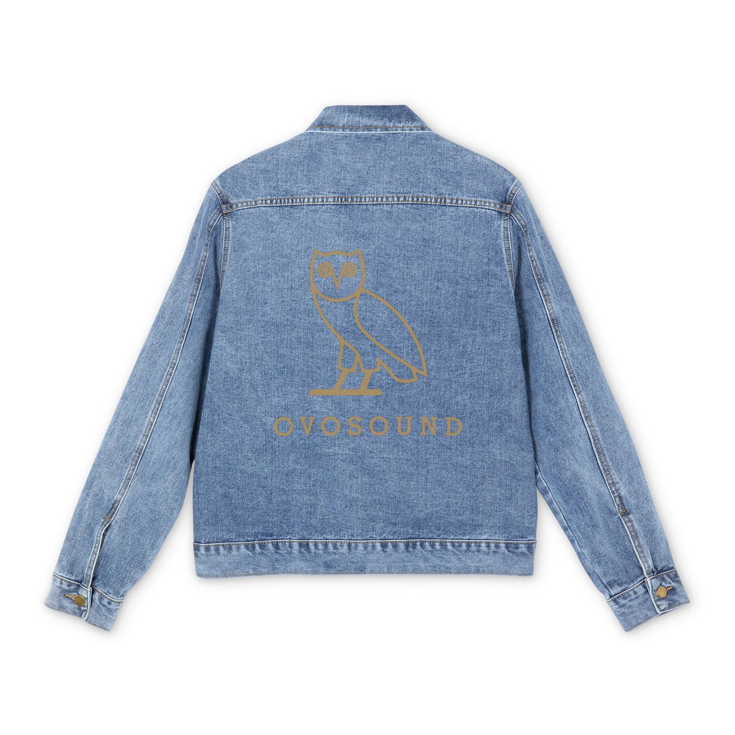 Men's Ovosound Drake Music (Gold) Denim Jacket