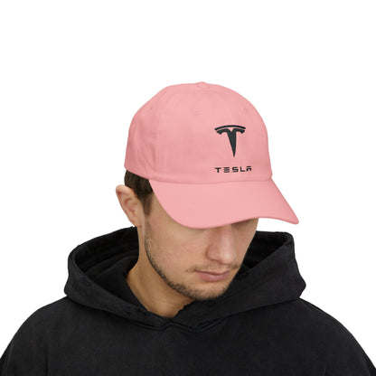 Tesla Car Embroidered Classic Dad Cap