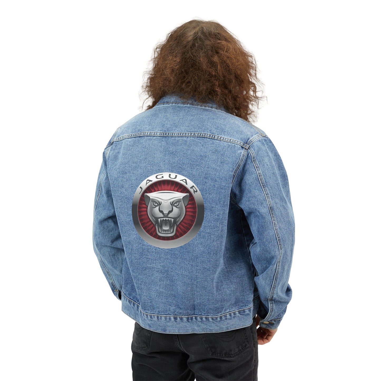 Men's Jaguar Motorsport Car Denim Jacket