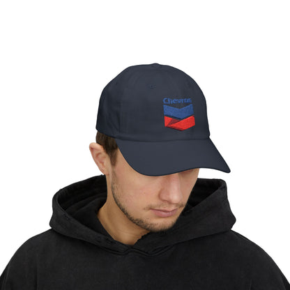 Chevron Gas Station Embroidered Classic Dad Cap