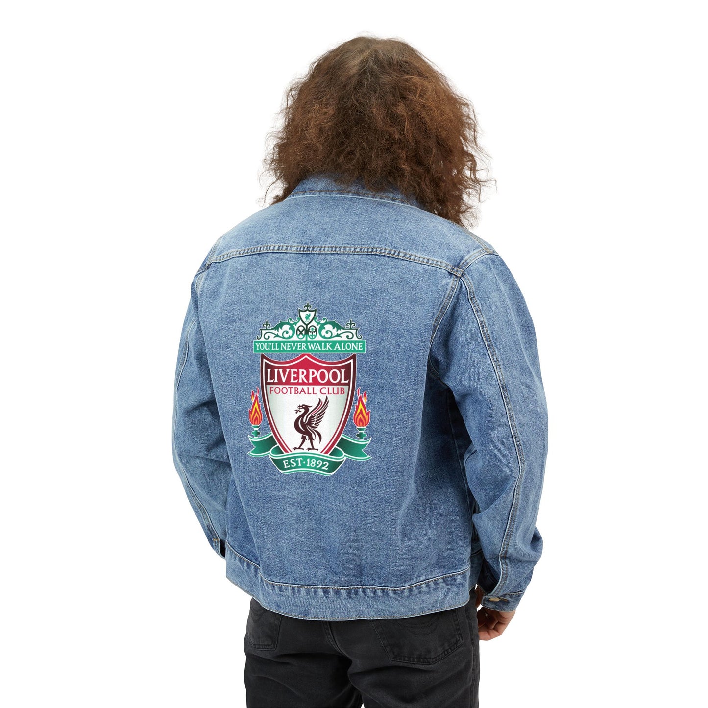 Men's Liverpool Football Club Est.1892 Denim Jacket