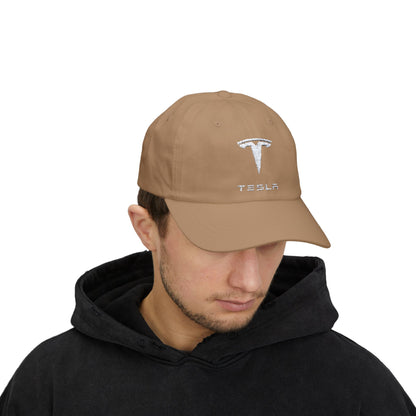 Tesla Car Embroidered Classic Dad Cap