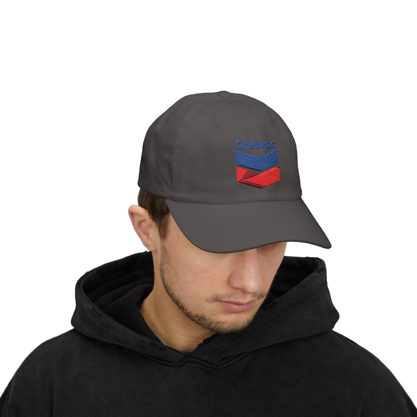 Chevron Gas Station Embroidered Classic Dad Cap