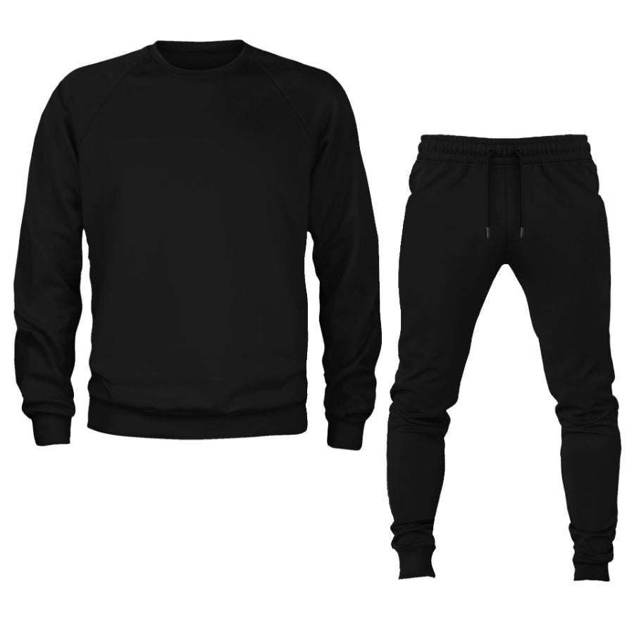 ActiveWearStudio Men's Crewneck Sweatshirt Joggers Suit