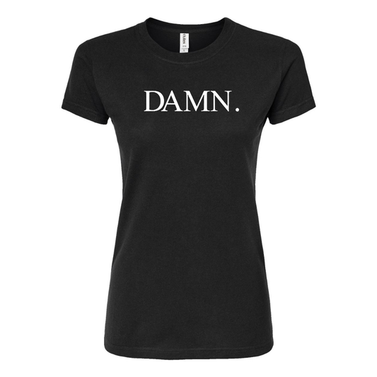 Women's Damn Kendrick Lamar TDE Rap Album Music Round Neck T-Shirt