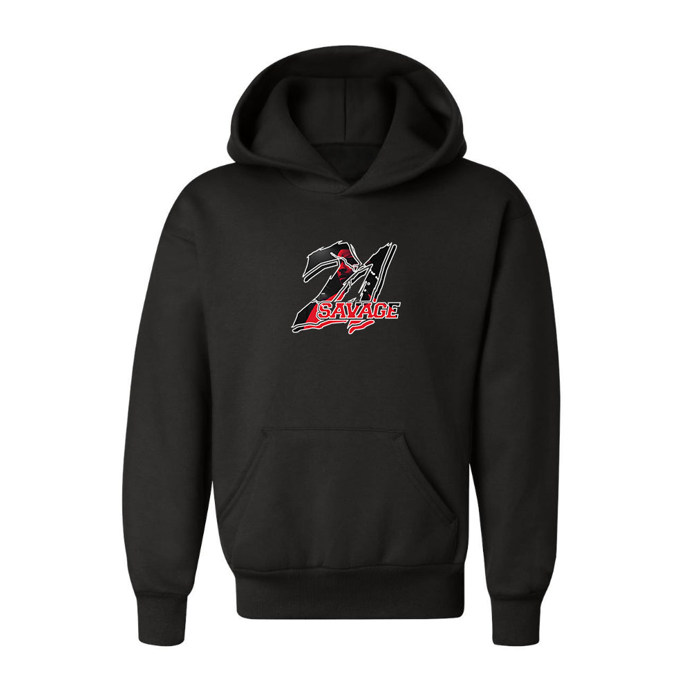 Youth Kids 21 Savage Music Pullover Hoodie