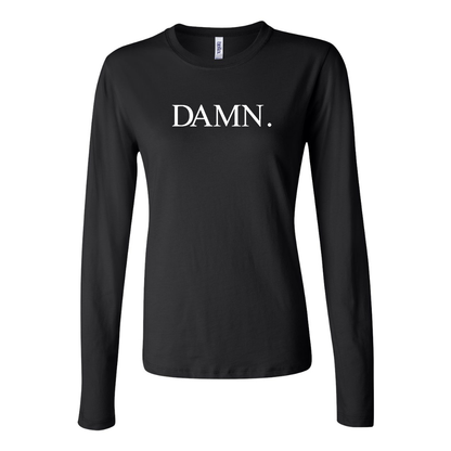 Women's Damn Kendrick Lamar TDE Rap Album Music Long Sleeve T-Shirt