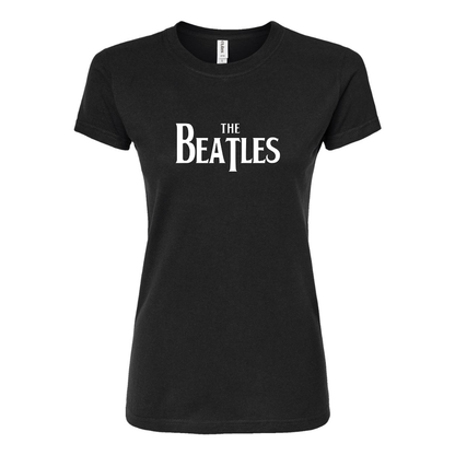 Women's The Beatles Music Round Neck T-Shirt