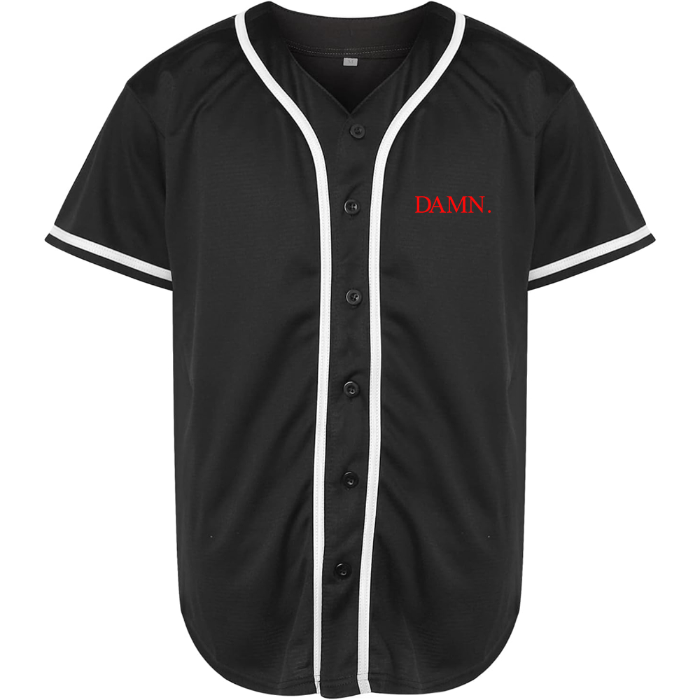 Men's Damn Kendrick Lamar TDE Rap Album Music Baseball Jersey