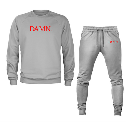 Men's Damn Kendrick Lamar TDE Rap Album Music Crewneck Sweatshirt Joggers Suit