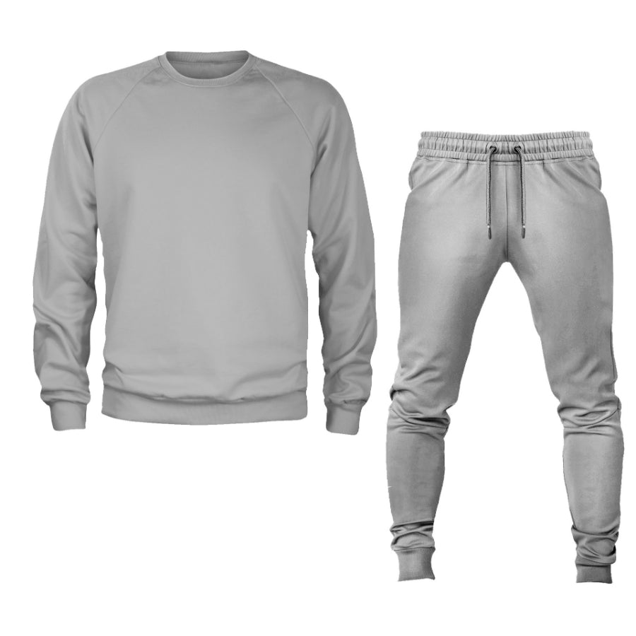 ActiveWearStudio Men's Crewneck Sweatshirt Joggers Suit