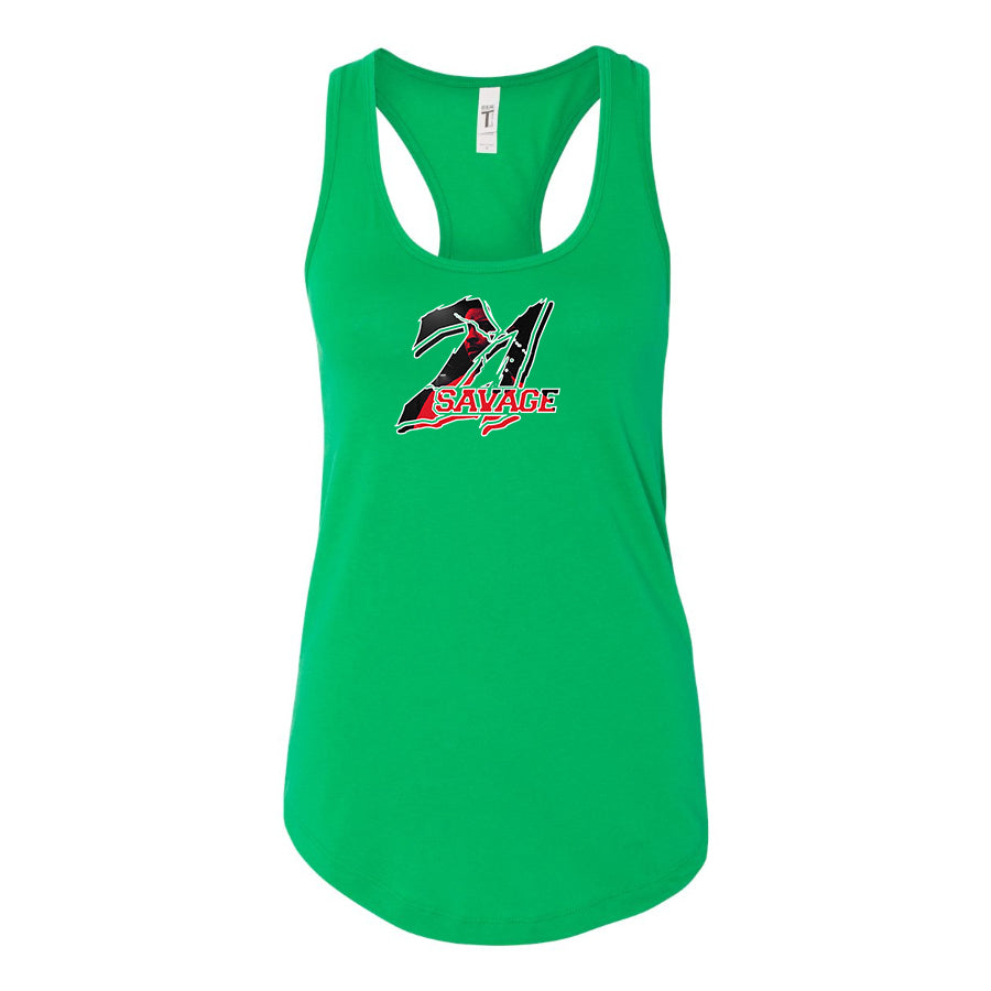 Women's 21 Savage Music Racerback Tank Top