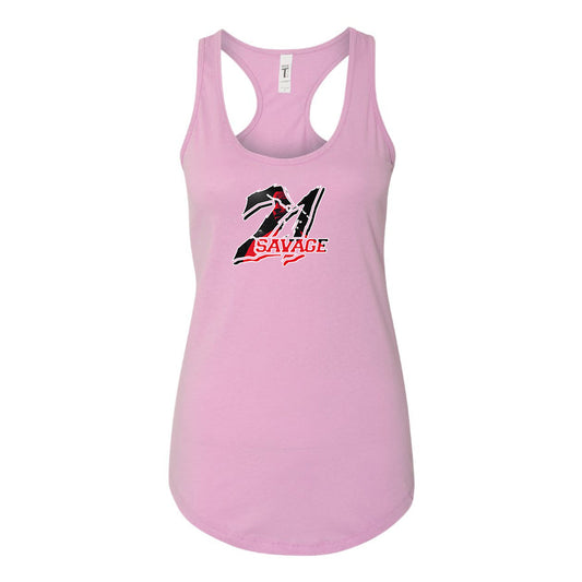 Women's 21 Savage Music Racerback Tank Top