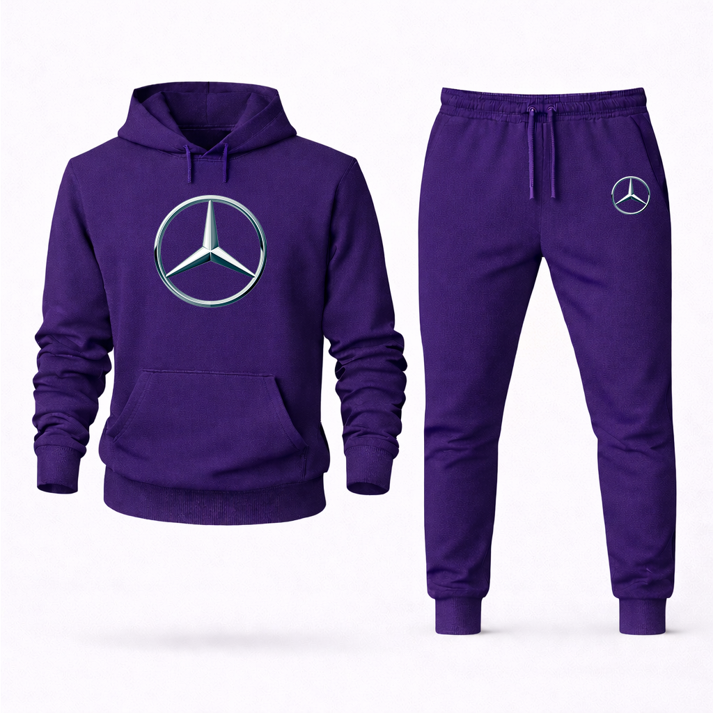 Men's Mercedes-Benz New Car Hoodie Joggers Set