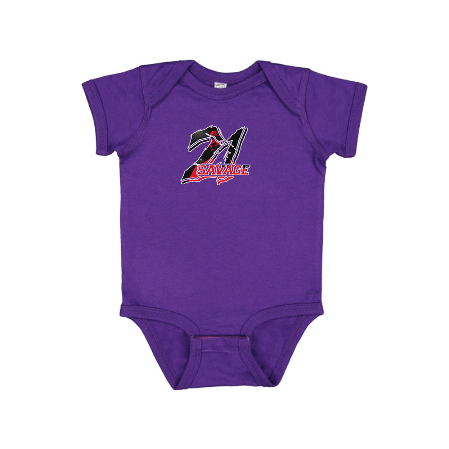 21 Savage Music Baby Romper Onesie