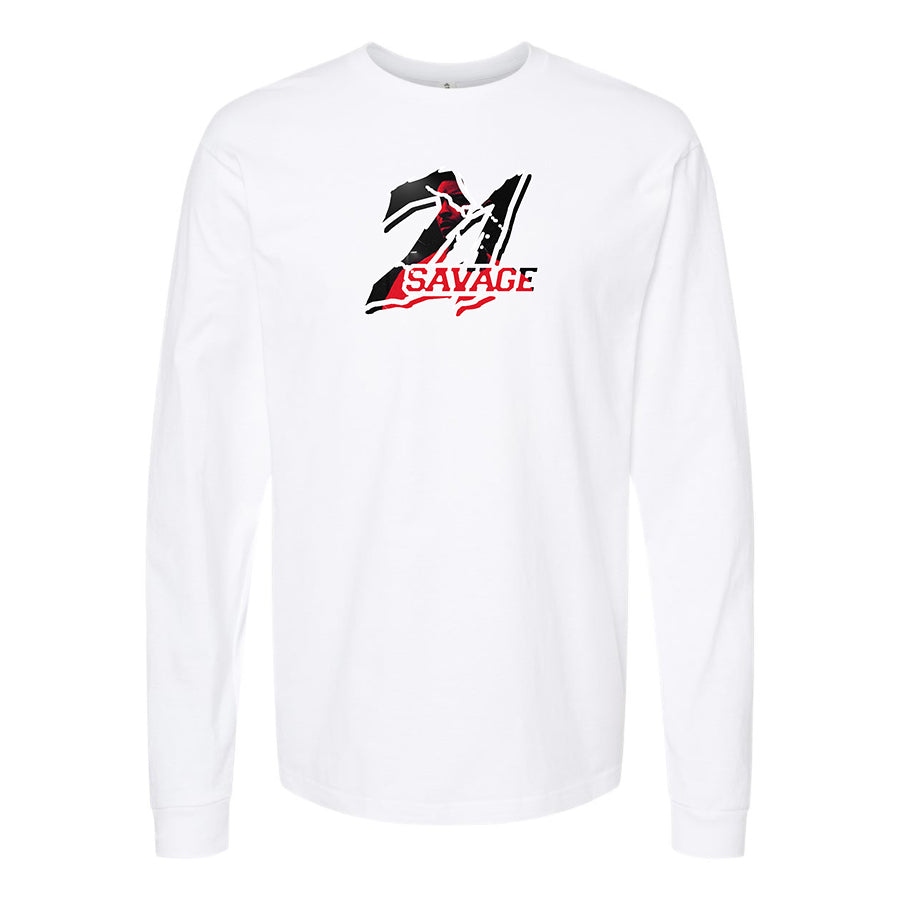 Youth Kids 21 Savage Music Long Sleeve T-Shirt