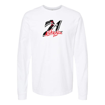 Youth Kids 21 Savage Music Long Sleeve T-Shirt